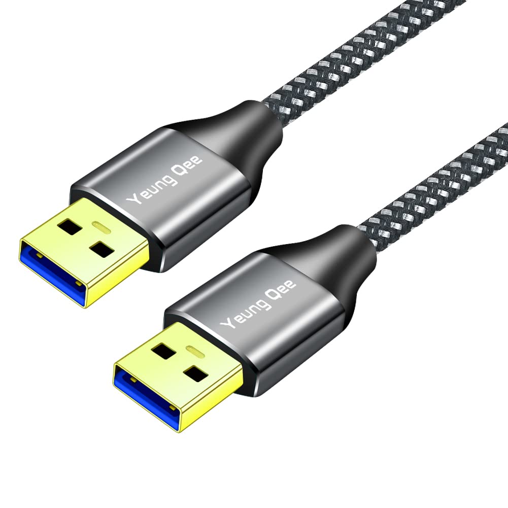 USB 3.0 A to A Male Cable 12 ft,Super Speed Type A Male to Male Cable USB 3.0 Double End USB Cord for Hard Disk, Cameras,Laptop Cooler, DVD Player and More (12FT/4M)