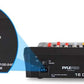 Pyle 6-Channel Bluetooth Studio Audio Mixer - DJ Controller w/ USB Drive - XLR Mic Input - +48V Phantom Power - 16 DSP Effects - MP3/WAV Playback - For Professional & Beginner Use - PMXU67BT