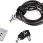 I3C Laptop Cable Lock, Hardware Security Cable Lock with Keys, Anti Theft Combination Lock for Laptop Monitor Compatible with Tablet Surface Projector and Other Electronic Devices