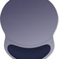 ITNRSIIET Ergonomic Mouse Pad with Comfort Gel Wrist Rest, Non-Slip PU Base, Smooth Textured Surface, Reduces Hand Fatigue & Wrist Pain, 8.7 x 7.2 Inch for Office Gaming Home, Gray Blue Gradient