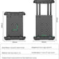 Strg Industrial Tablet Mount for 7.0" - 8.7" iPad/iPad mini Samsung Galaxy Tablets, Heavy Duty Tablet Holder Compatible with RAM B 1" and C 1.5" Size Round Ball Mounts Bases (Not Included Ball Mount)