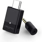 Creative BT-W3 Bluetooth 5.0 USB-C Audio Transmitter, aptX LL and aptX HD, 3.5 mm Analog Mic for Voice Chat Support, Codec Indicator and Selection, Plug-and-Play for PS4, Nintendo Switch, PC, and Mac