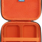 Anleo Hard Travel Case for SanDisk 500GB 1TB 2TB 4TB Extreme PRO Portable SSD (Black+Orange, Case for 2 Hard Drives)