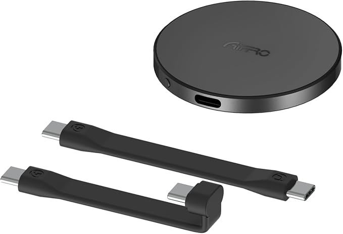P10 Magnetic PSSD ，For iphone MagSafe Portable SSD, Upto 2000MB/s-Type-C, SM2320，USB 3.2 Gen 2x2 20Gbps, Connectivity, Updated Firmware - Portable Magnetic External Solid State Solution (Black-2T)