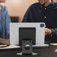KABCON Swivel Tablet Stand, Aluminum Portable 360°Rotating Holder for Desk,Business,Kitchen,Desktop,Table Stand for iPad Pro 9.7,10.5,12.9/Air Mini,Tab,Fire,Nexus,E-Reader-Black