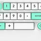 Adventurers W909 Wireless RGB Mechanical Numeric Keypad, Hot-Swappable, Macro-Programmable Numpad, Joystick & Knob Control for PC/Tablet/Laptop/Phone, Tri-Mode Connectivity (White)