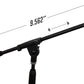 AxcessAbles Short Microphone Stand with Boom Arm | Low Profile Mic Tripod Stand for Kick Drums | Guitar Amp Stand | Low-Pro Mike Stand (MS-101L)