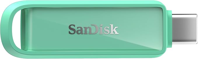 SANDISK 256GB Phone Drive with USB Type-C - for Smartphones, Tablets, and Computers - Up to 150MB/s, USB 3.2 Gen 1 - Seafoam Green - SDIXS0N-256G-GN6NQ