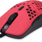 G-Wolves Hati HTM/HT-M Medium 56g Ultra Lightweight Honeycomb Wired Gaming Mouse, PixArt 3389 Sensor 16000 DPI, 6 Programmable Buttons, Low Latency, for PC/Mac (Faze Red)