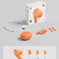SoundPEATS C30 Hybrid ANC Earbuds, LDAC Hi-Res Audio, 52H Playtime, 52dB Adaptive Noise Cancelling Wireless Earbuds, 6-Mic Clear Call, 12mm Driver, Bluetooth 6.0, Multi-Point, IP54 - Orange