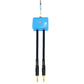 20ft Sound Channel swicher 1/8" aux Input 3.5mm Female to 2X 3.5 Output Switch Selector 2 in 1 Out R/L Stereo Audio 1 in 2 Out Stereo Audio Splitter with Phone pc Player