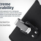 Turtleback Belt Clip for iPhone 16 Pro Max, 15 Pro Max, 14 Pro Max -Medium- Fits w/Shockproof Commuter Style Cases, Premium Black Leather, Horiz. Belt Holder, Magnetic Closure HD Rotating Clip
