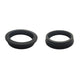2 pcs 3" Drill Hole，2-1/2" ID Black Silicone Top hat Rubber Grommets for Wiring，Automotive，Firewall，Hole Plug，Desk，Screw，Water and Gas Pipe，Drain，House Siding，Cable Bushing，Glass，Wire Plug