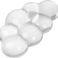 Gel Cloud Mouse Wrist Rest, Cute Wrist Support and Arm Support for Mouse Rest Typing Pain Relief，Suitable for Office/Computer/Laptop/Gaming (Transparent White)