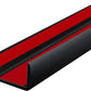 Rubber Edge Trim, Self Adhesive U Channel Edge Trim, Big Size U Shaped Trim, Edge Banding for Plywood, Woods, Shelf, Cabinet, Countertop, Fit for 1", Length 20Ft, Black