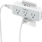 Multi Plug Outlet Extender, Wall Charger, TESSAN Multiple Plug Surge Protector, 5 Outlets and 3 USB (2 USB C), Electrical Power Expander with Surge Protector Spaced for Home Office Dorm Room