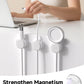 Magnetic Cable Clips, Adjustable Cord Holder Management, Adhesive Wire Keeper Organizer for Home Office Desk Phone PC Car Wall Desktop Nightstand Appliance (9-PCS White)