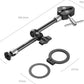 SmallRig Magic Arm Clamp w/ 1/4" Screw, Phone Mount for Magsafe & Magnetic Adapter Ring, 11 Inches Integrated Magic Arm for iPhone, for Android, for Action Cameras/LCD Monitor/LED Lights - 5604
