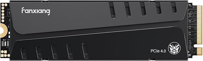fanxiang S770 4TB NVMe M.2 SSD for PS5 - with Heatsink and DRAM, Up to 7300MB/s, PCIe 4.0, Suitable for PS5 Memory Expansion, Game Enthusiasts, IT Professionals