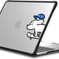 CASETiFY Impact MacBook Air 13.6" (M2-M4) Case [Cushioned Impact Corners/Scratch-Resistant/Anti-Slip Grip] - Skater John (Standard) - Clear Black