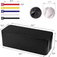 Cable Management Box - Large Cable Organizer Box to Hide Wires & Power Strips, TV & Desk Computer Wires, Cord Organizer Box for Home & Office, Black