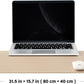 Cork Apricot Desk Mat - Dual-Sided Desk Pad for Office and Home - Desk Organization and Accessories - Ideal for Large Mouse Pad and Desk Mats on Top of Desks(31.5"x 15.7")