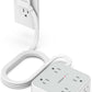 Surge Protector Power Strip, TESSAN 5 FT Extension Cord with Multiple Outlets Flat Plug, 4 USB (3 USB C) and 8 AC Outlets, 900J Protection, Wall Mount Charging Station for Home Office Supplies