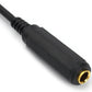 Disino 1/4 Inch Male to Female Stereo Extension Cable Gold Plated Quarter inch Headphone Extension Cable Cord- 20FT /6.6 Meters