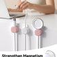 Magnetic Cable Clips, Adjustable Cord Holder Management, Adhesive Wire Keeper Organizer for Home Office Desk Phone PC Car Wall Desktop Nightstand Appliance (9-PCS White & Purple)