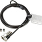 Kensington Universal 3-in-1 Combination Laptop Lock, Computer Security Locking Cable - Resettable Version (K62316WW), Black