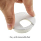 HAHIYO 2Pcs 2Inch/50mm White ABS Plastic U-Shaped Desk Grommet Wire Grommet Cable Management Cord Hole Cover Desk Wire Hole Insert Wire Organizer for Computer Office Home School Equipment Systems