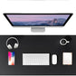 PU Leather Desk Pad Protector Gaming Mouse Pad Non Slip Desk Mat for Keyboard and Mouse Waterproof Desk Writing Pad for Office and Home Desk Accessories(Black, 35.4 * 17.7)