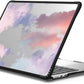CASETiFY Impact MacBook Air 13.6" (M2-M4) Case [Cushioned Impact Corners/Scratch-Resistant/Anti-Slip Grip] - Clouds - Clear Black