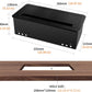 ZESHAN Cable Cubby Conference Table Power Box with 45 Degree Angle Convenient Plug-in Socket, Power Fully Enclosed Bottom Box Power Socket, USB, HDMI, RJ45