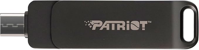 Patriot Memory Rage R550 512GB USB 3.2 Gen 1 Type-A+C Flash Drive - Thumb Drive - Pen Drive - PE512GR550DSAD