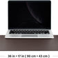 Cork Desk Mat - Dual-Sided Desk Pad for Office and Home - Desk Organization and Accessories - Ideal for Large Mouse Pad and Desk Mats on Top of Desks(Coffee,36"x 17")