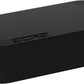 D-Line Cable Management Box, Power Strip Holder, Floor Outlet Hiders, Desk Cord Organizer, Cover TV Wires, Wire Storage, Extension Hider, Office Concealer for Cords, Baby Proof Cables - Large, Black