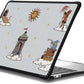 CASETiFY Impact MacBook Air 13" (M1/Intel) Case [Cushioned Impact Corners/Scratch-Resistant/Anti-Slip Grip] - up in The Medieval Clouds - Clear Black