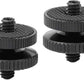 CAMVATE 1/4"-20 Male Thread Screw Double End (2 Pieces) - 2417 (Pack of 2)