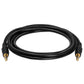 Cmple - 3.5mm Aux Audio Cable Stereo 6 ft AUX Cable Male to Male Speaker Cable Auxiliary Cord Adapter for Car, Phone, Headphones - Black