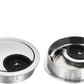 uxcell Cable Hole Cover, 2.1Inch/53mm Zinc Alloy Desk Wire Cord Cable Grommets Hole Cover for Office PC Desk Cable Cord Organizer, 4 Pcs Silver Tone