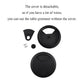 HAHIYO 2Pcs 2Inch/50mm Black ABS Plastic Sector-shaped Desk Grommet Wire Grommet Cable Management Cord Hole Cover Desk Wire Hole Insert Wire Organizer for Computer Office Home School Equipment Systems