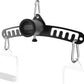 Double to Single Adaptor Plate for Cable Pulley Machines Durable Solid Stainless Steel with 3 Carabiners Suitable for Dual Cable Machines LAT Pulldown, Shoulder & Biceps Exercises