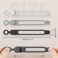 Silicone Cable Ties, Magnetic Data Cable Organizers Reusable Cable Ties Wire Organizer Adjustable Fastening Cable Straps Magnetic Silicone Cable Straps Cord Organizer for Bundling Earphone