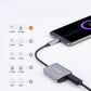 CableCreation USB Type C Splitter, 2-in-1 USB C Audio Adapter and PD Fast Charging, Type C Aux Dongle Compatible with iPad, MacBook, iPhone 16 15 Pro Max Plus, Galaxy S24/S23/S22+, Pixel 9/8/7+, Grey