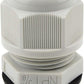 XHF 25 Pcs 3/8" IP68 Strain Relief Nylon Cord Grip Waterproof NPT Cable Glands Adjustable UL Listed and RoHS Compliant (Grey)
