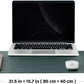 Cork Desk Mat - Dual-Sided Desk Pad for Office and Home - Desk Organization and Accessories - Ideal for Large Mouse Pad and Desk Mats on Top of Desks(Dark Green,80cmx 40cm)