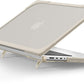 Batianda Compatible with New MacBook Pro 16 inch Case 2024 M4 Chip 2023 2021 Release with M3 M2 Pro Max, Heavy Duty Protective Plastic Hard Shell with Fold Kickstand & Keyboard Cover Protector, Khaki