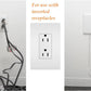 Sleek Socket Original & Patented Ultra-Thin Outlet Concealer with Cord Concealer Kit, Flat Extension Cord with Multi Outlets Power Strip, Ideal for Home Improvement, Hide Bulky and Messy Cords