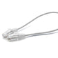 TRUECABLE Cat6 Component Rated Patch Cable, Unshielded (U/UTP), 1ft, White, 28AWG Solid Copper, Snagless 10G High-Speed Ethernet Cable, PoE++ 4PPoE 100W, UL Listed, RoHS-3, 1 Pack
